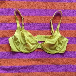 CUUP plunge bra sun yellow 36D mesh